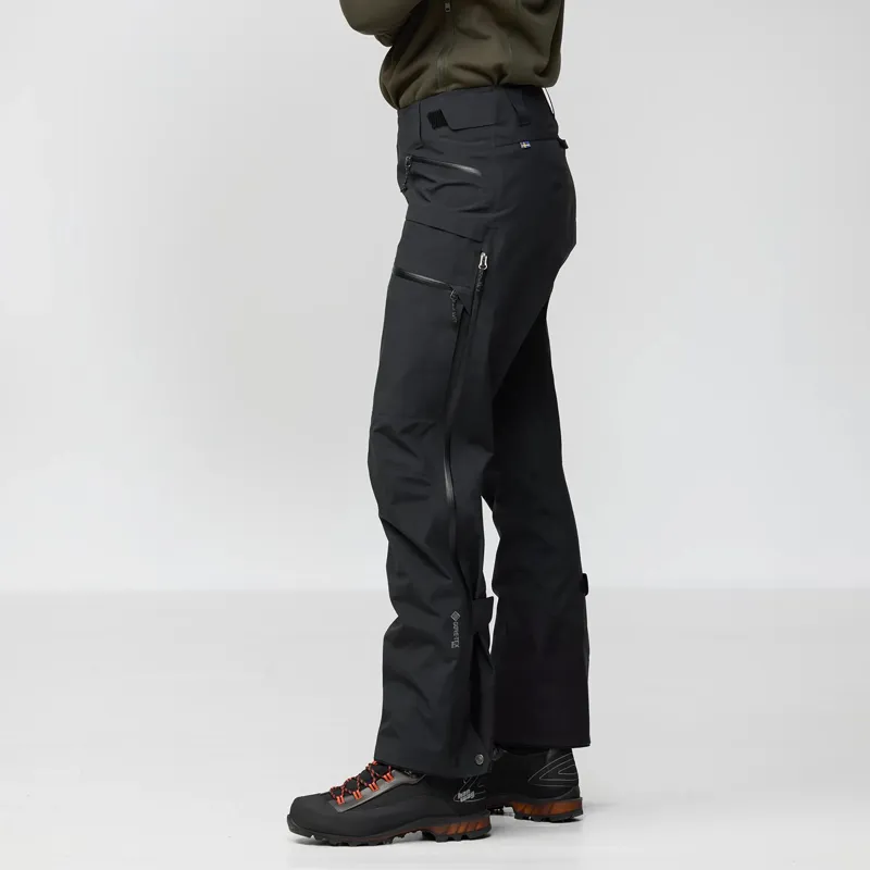 Fjallraven Women's Bergtagen GTX Pro Trousers Black-3