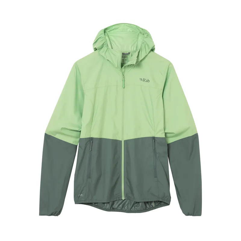 Rab Women's Windgather Hoody Fig Green/ Sage