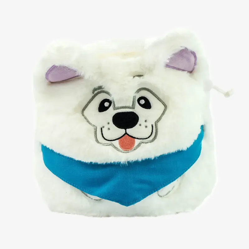 YY Vertical Samoyed Dog Chalk Bag