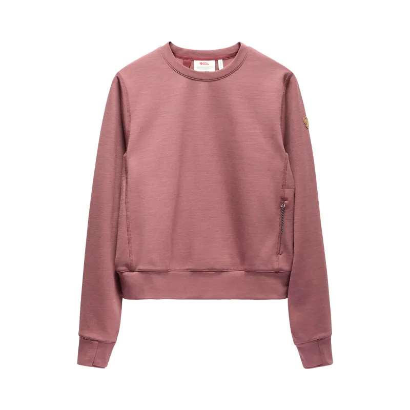 Fjallraven Women's Keb Fleece Crew Neck Sweatshirt Mesa Purple 