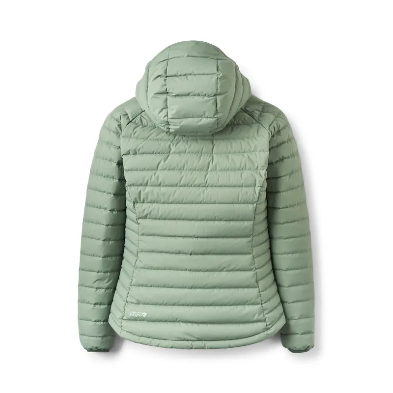 Rab Women's Microlight Windstopper Hoodie Dark Fig Green-1