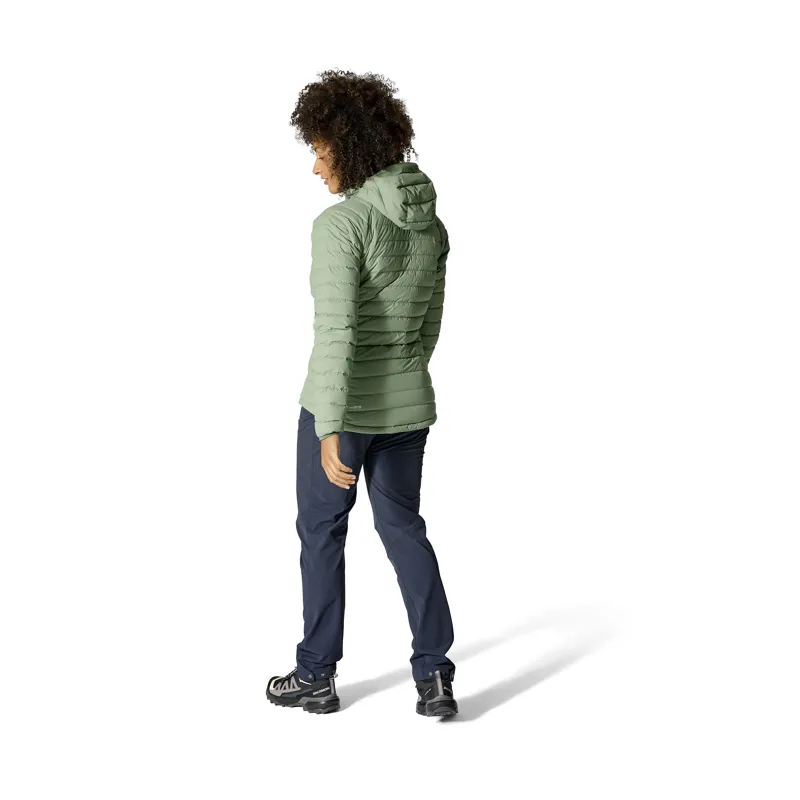 Rab Women's Microlight Windstopper Hoodie Dark Fig Green-3