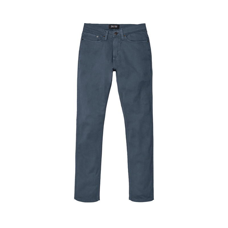 Duer Men's No Sweat Athletic Taper Pants Slate Blue