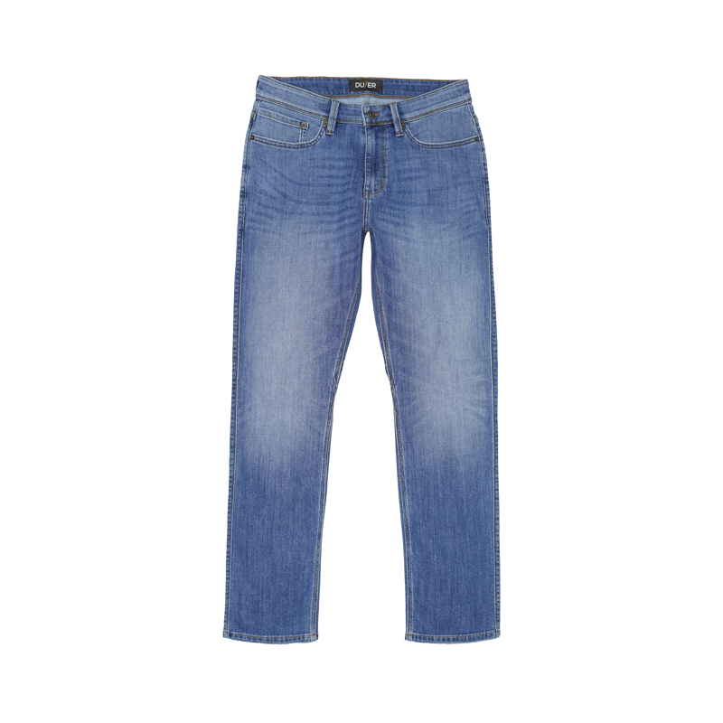 DUER Men's Performance Denim Athletic Taper Jeans Vintage Cascade