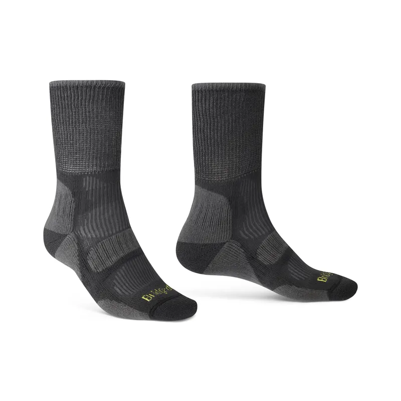 Bridgedale Men's Hike Lightweight Coolmax Boot Sock Black