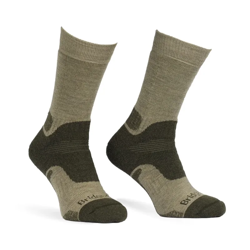 Bridgedale Mens Hike Midweight Merino Socks Olive-3