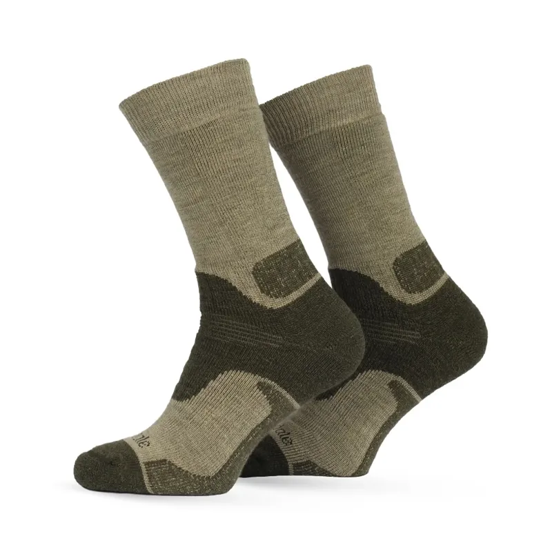 Bridgedale Mens Hike Midweight Merino Socks Olive-2