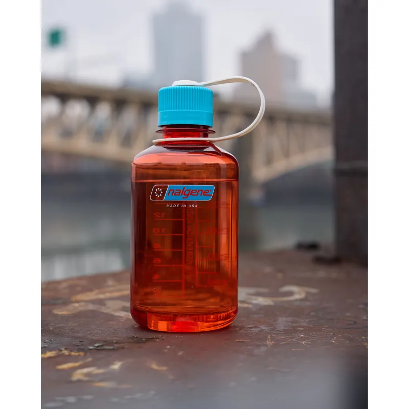 Nalgene Narrow Mouth 500ml Tritan Renew Flame/Blue Atoll-4