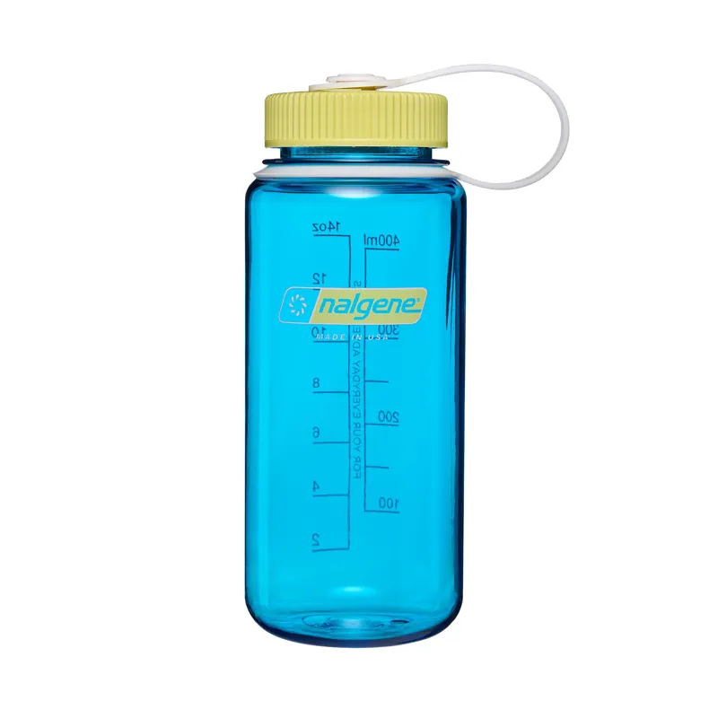 Nalgene Wide Mouth Tritan Renew Bottle 500ml Blue Atoll/Endive
