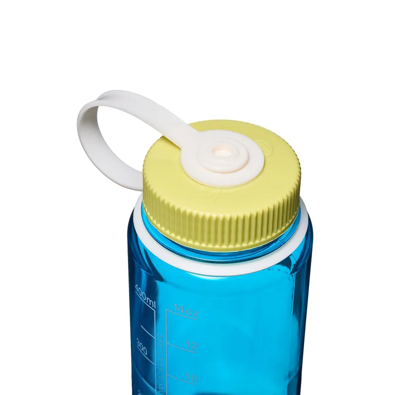 Nalgene Wide Mouth Tritan Renew Bottle 500ml Blue Atoll/Endive-2