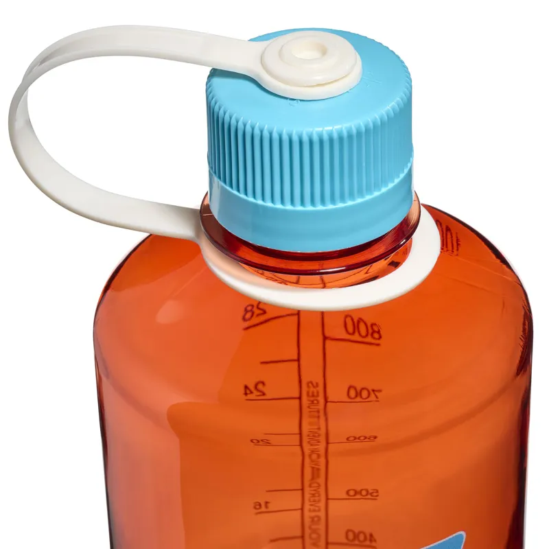 Nalgene Narrow Mouth 1L Tritan Renew Flame/Blue Atoll-2
