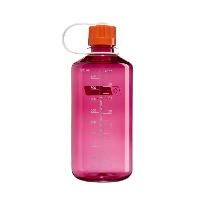 Nalgene Narrow Mouth 1L Tritan Renew Fuschia Purple/Flame-1