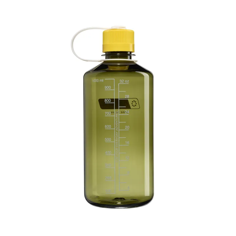 Nalgene Narrow Mouth 1L Tritan Renew Oil Green/Freesia-1