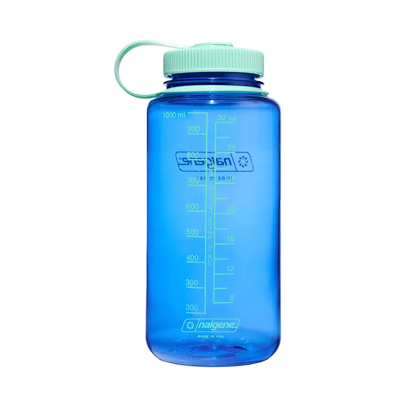 Nalgene Wide Mouth Tritan Renew 1 Litre Bottle Cornflower-1