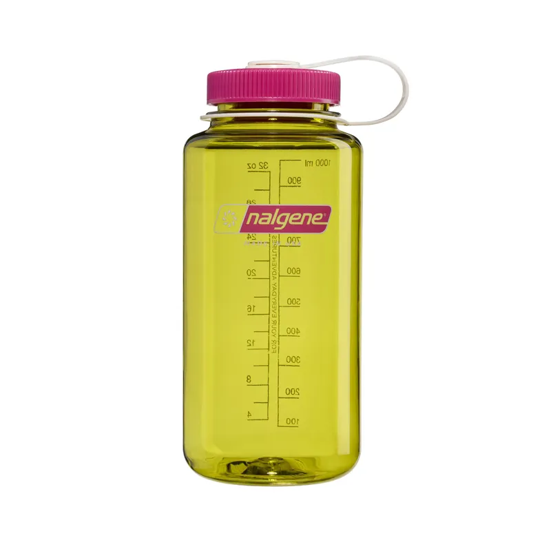 Nalgene Wide Mouth Tritan Renew 1 Litre Bottle Endive/Fuchsia Purple