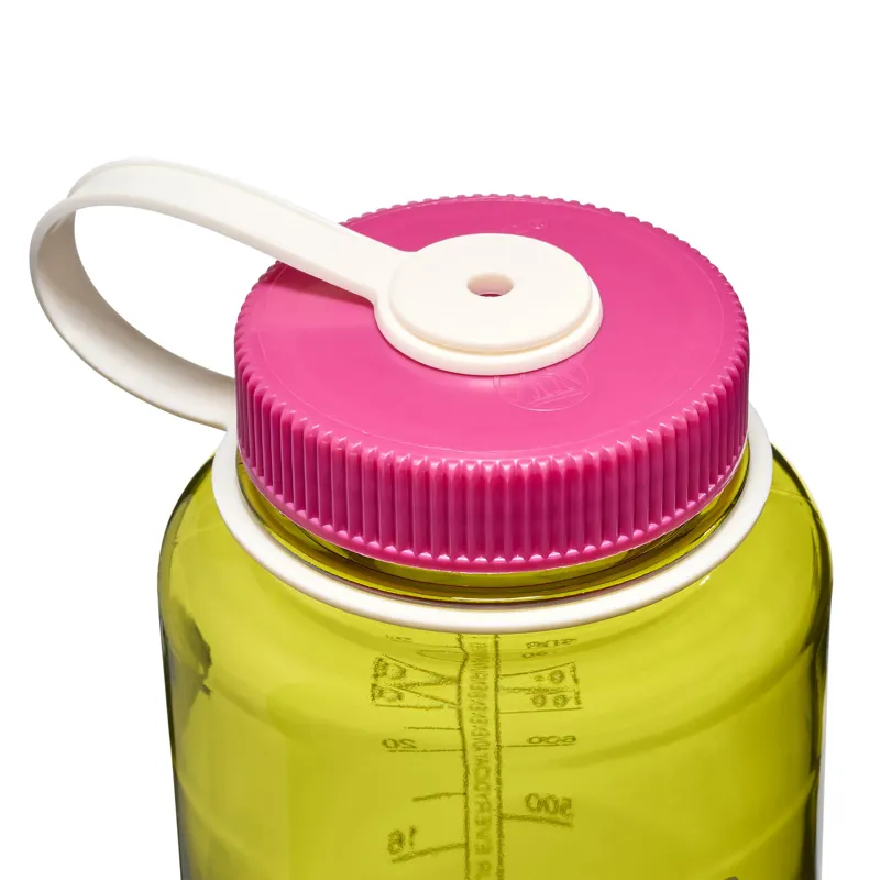 Nalgene Wide Mouth Tritan Renew 1 Litre Bottle Endive/Fuchsia Purple-2