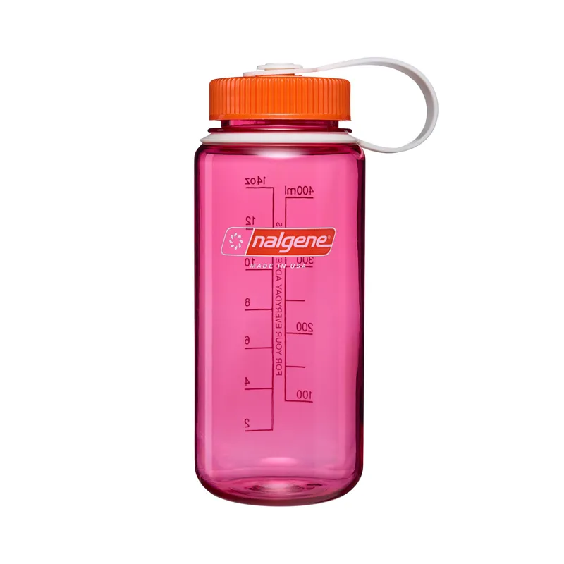 Nalgene Wide Mouth Tritan Renew Bottle 500ml Fuschia Purple/Flame