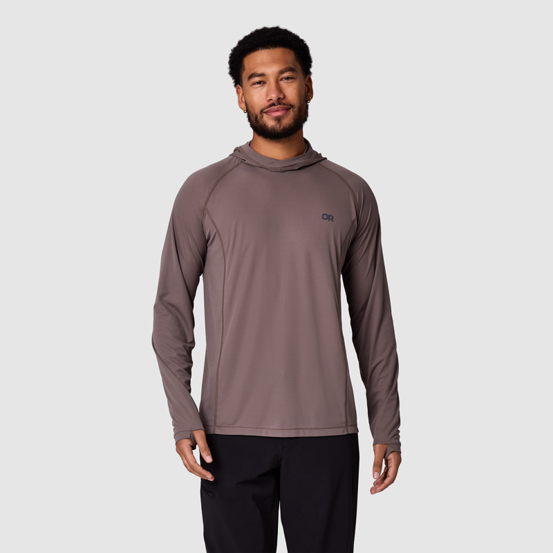 Outdoor Research Men's Echo Hoodie Gravel-1