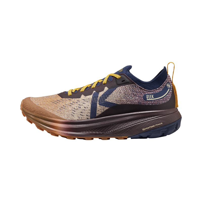 Keen Men's Seek Trail Running Shoes Chipmunk / Symphonic Sunset-6