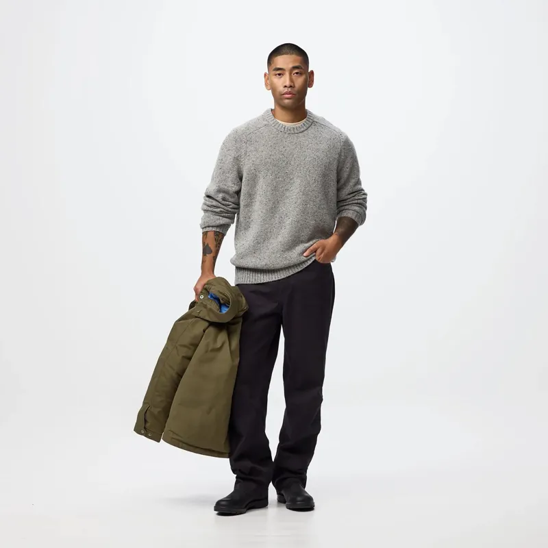 Fjallraven Men's Ovik Neps Knit Sweater Grey-8