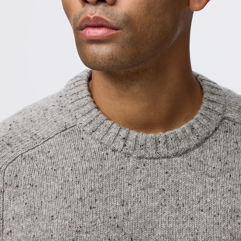 Fjallraven Men's Ovik Neps Knit Sweater Grey-5