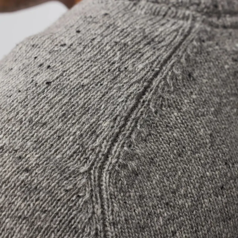Fjallraven Men's Ovik Neps Knit Sweater Grey-7