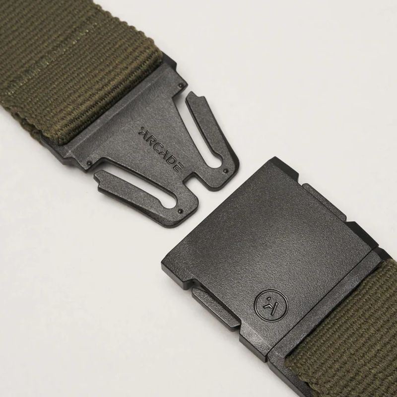 Arcade Belts Earthling A2 Stretch Belt Ivy Green-1
