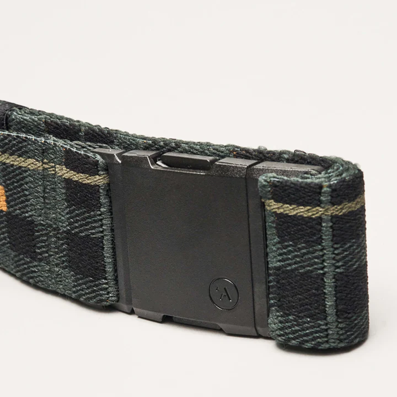 Arcade Belts Plaid A2 Strech Belt Jalapeno / Black-1