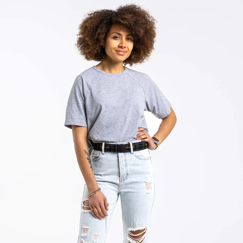 Arcade Belts Plaid A2 Strech Belt Jalapeno / Black-3