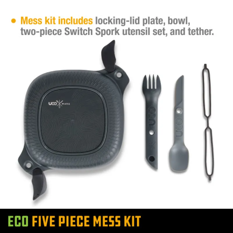 UCO ECO 5 Piece Mess Kit Grey-2