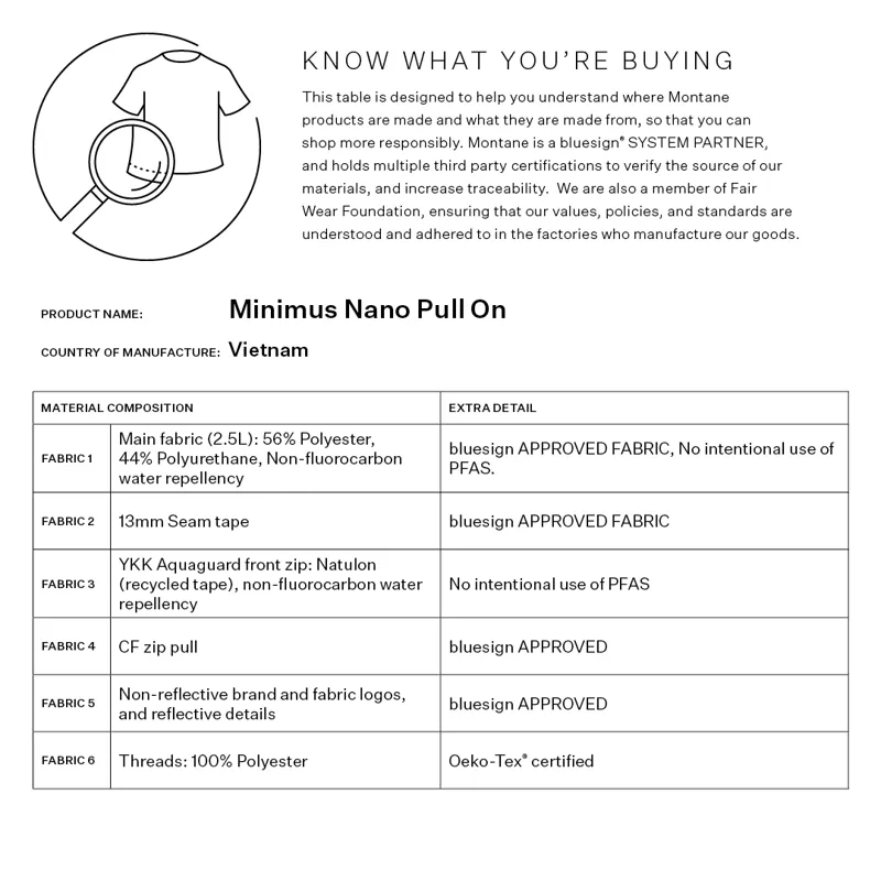 Montane Unisex Minimus Nano Pull-On Midnight Grey-8