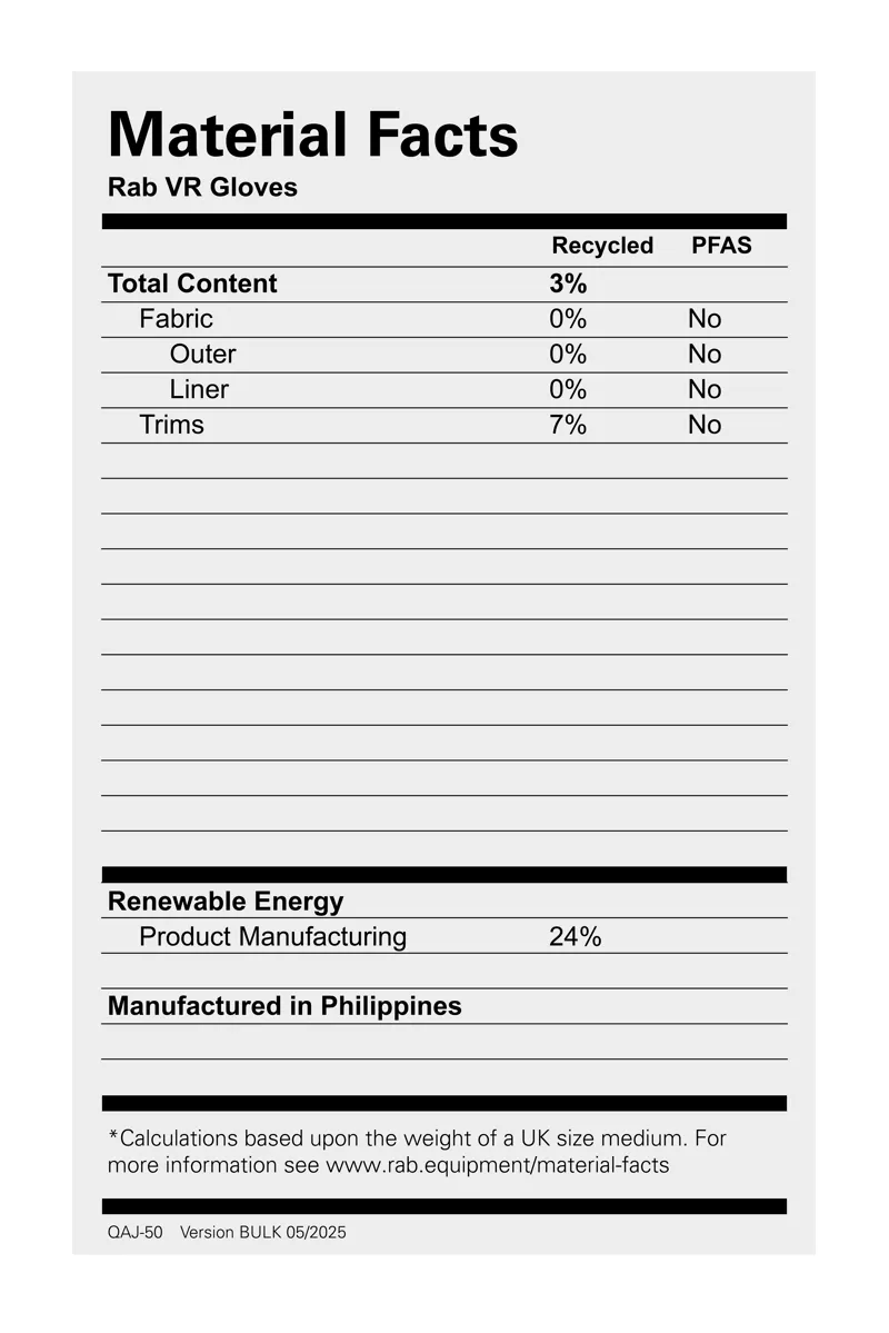 Rab Men's VR Gloves Black-1