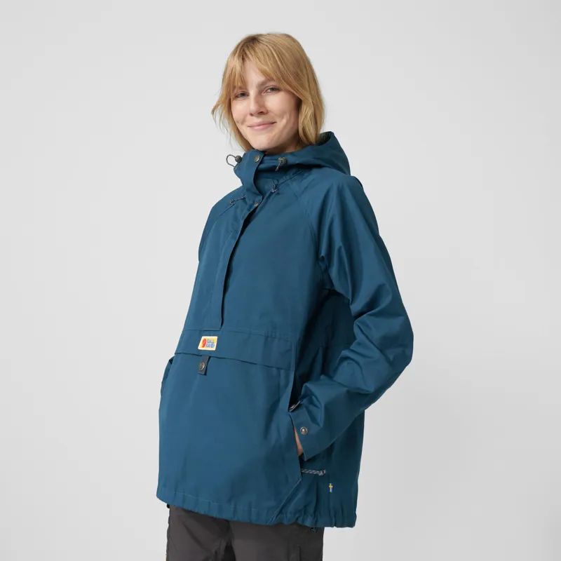 Fjallraven Womens Vardag Anorak Bordeaux Red-4