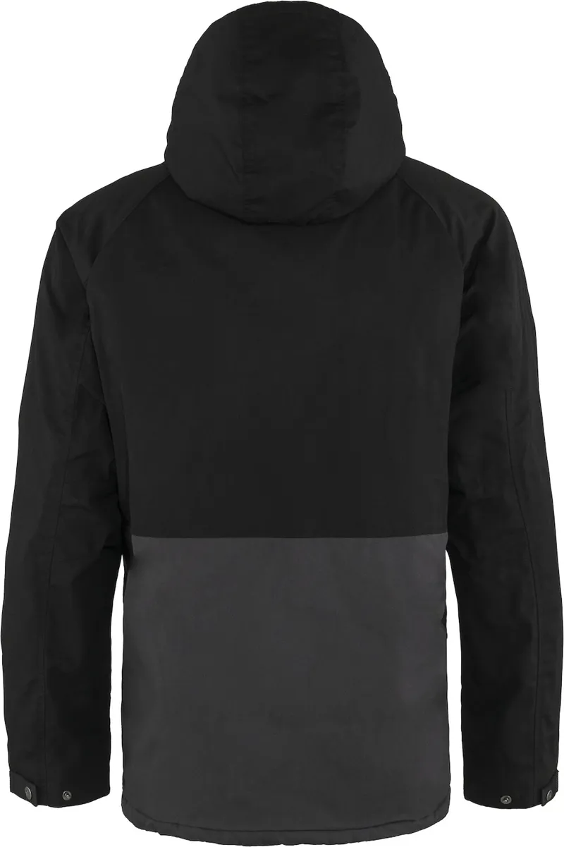 Fjallraven Mens Vardag Lite Padded Jacket Black/Dark Grey-1