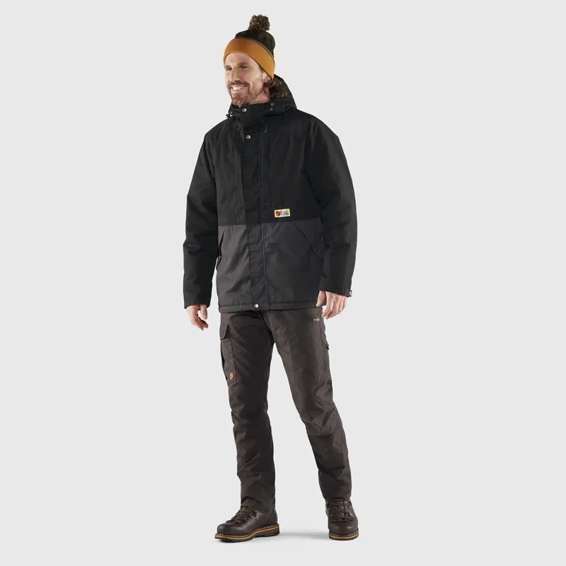 Fjallraven Mens Vardag Lite Padded Jacket Black/Dark Grey-3