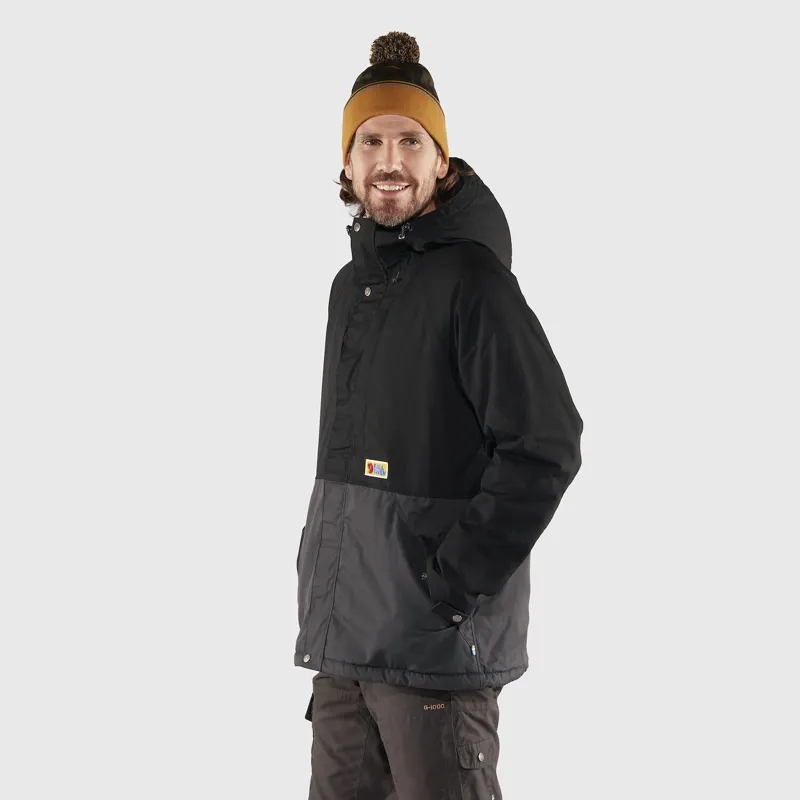 Fjallraven Mens Vardag Lite Padded Jacket Black/Dark Grey-5