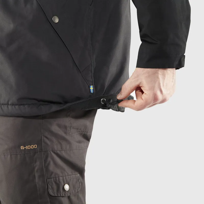 Fjallraven Mens Vardag Lite Padded Jacket Black/Dark Grey-10