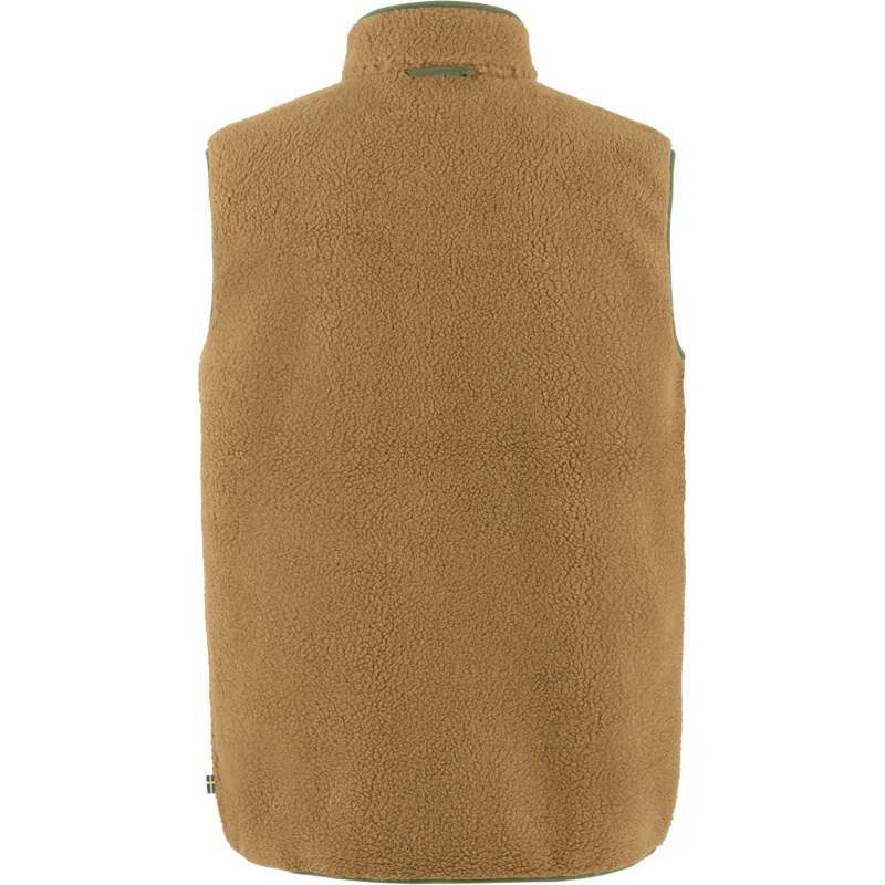 Fjallraven Mens Vardag Pile Vest Buck/Laurel-1