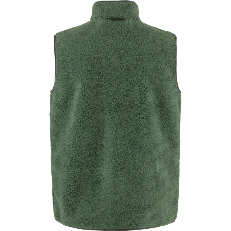 Fjallraven Mens Vardag Pile Vest Deep Patina/Iron Grey-1