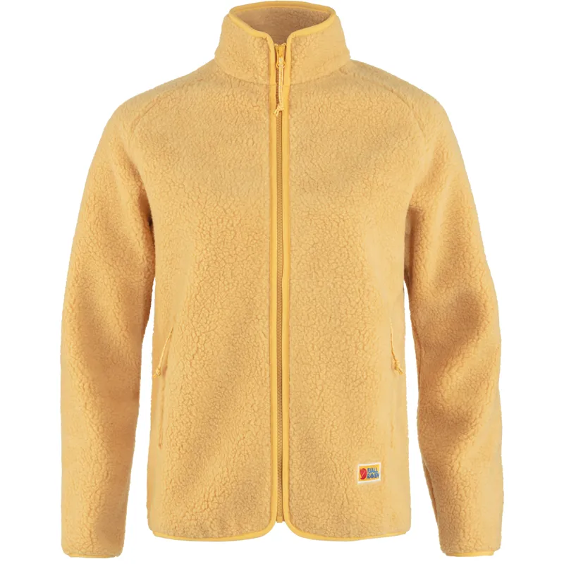 Fjallraven Womens Vardag Pile Fleece Mais Yellow