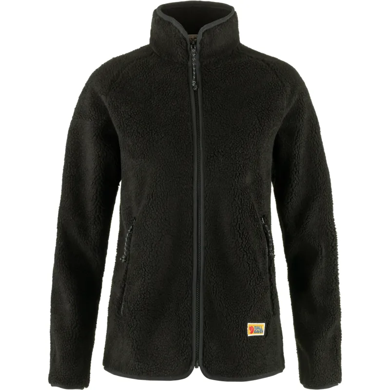 Fjallraven Womens Vardag Pile Fleece Black