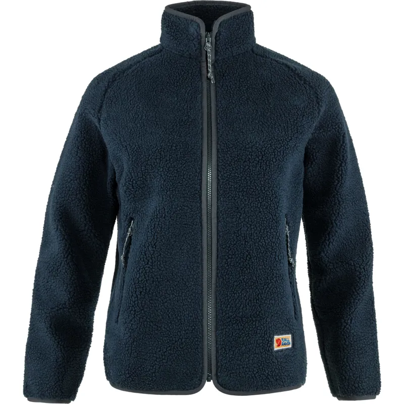 Fjallraven Womens Vardag Pile Fleece Navy
