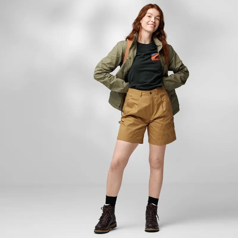 Fjallraven Womens Vardag Shorts Buckwheat Brown-3