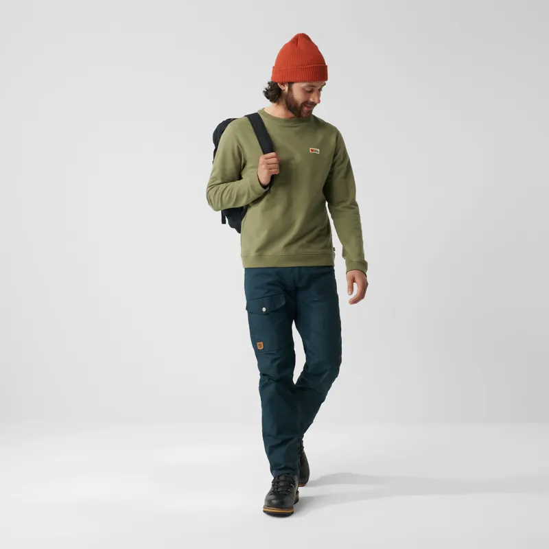 Fjallraven Mens Vardag Sweatshirt Arctic Green-2