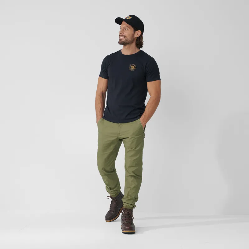 Fjallraven Mens Vardag Trousers Dark Navy-2