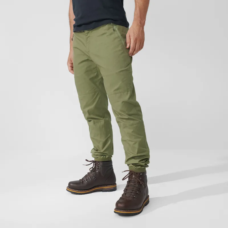 Fjallraven Mens Vardag Trousers Stone Grey-4