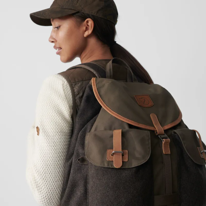 Fjallraven Varmland Rucksack Dark Olive/Brown-3