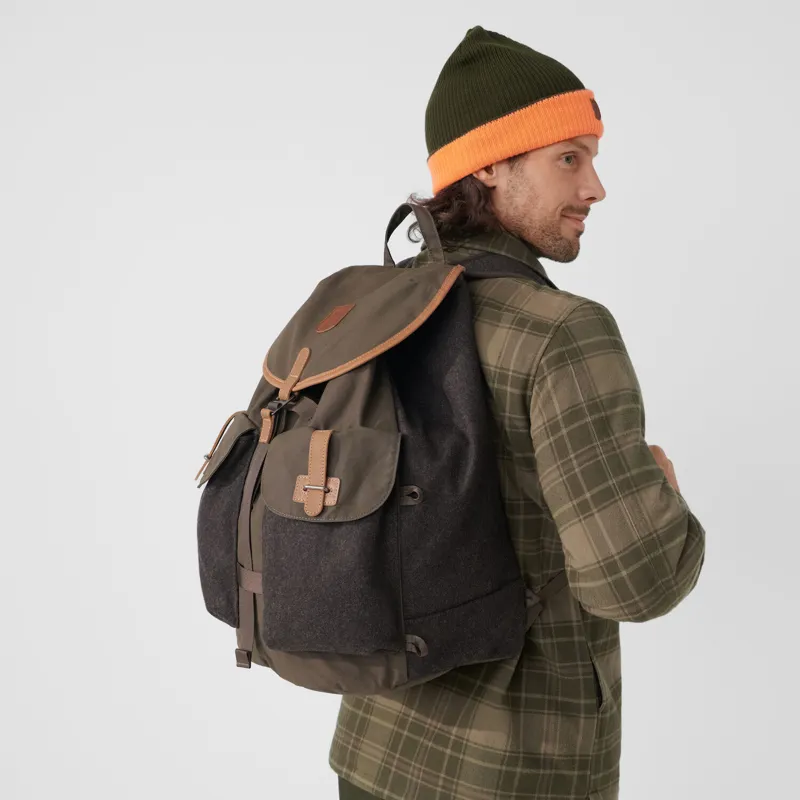 Fjallraven Varmland Rucksack Dark Olive/Brown-6