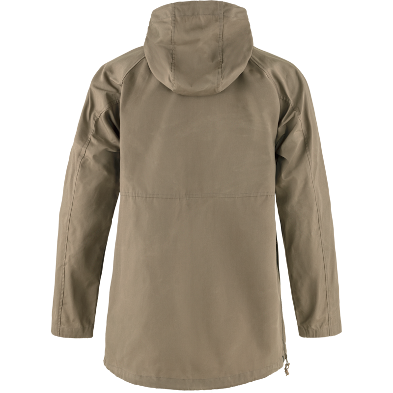 Fjallraven Women's Vardag Anorak Suede Brown-1
