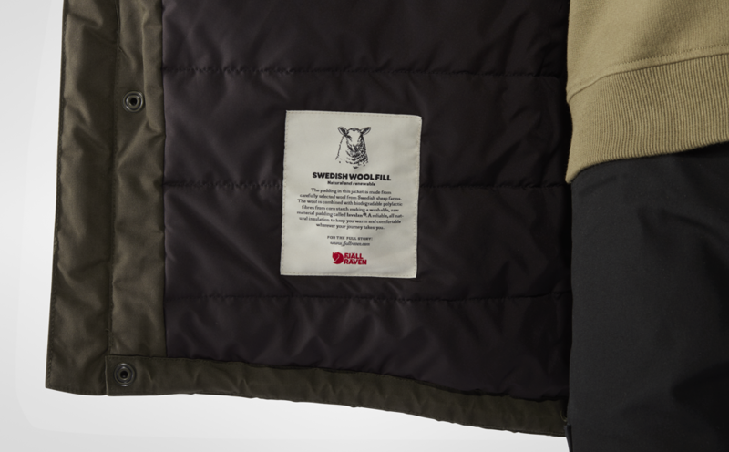 Fjallraven Mens Vidda Pro Wool Padded Jacket Black-9